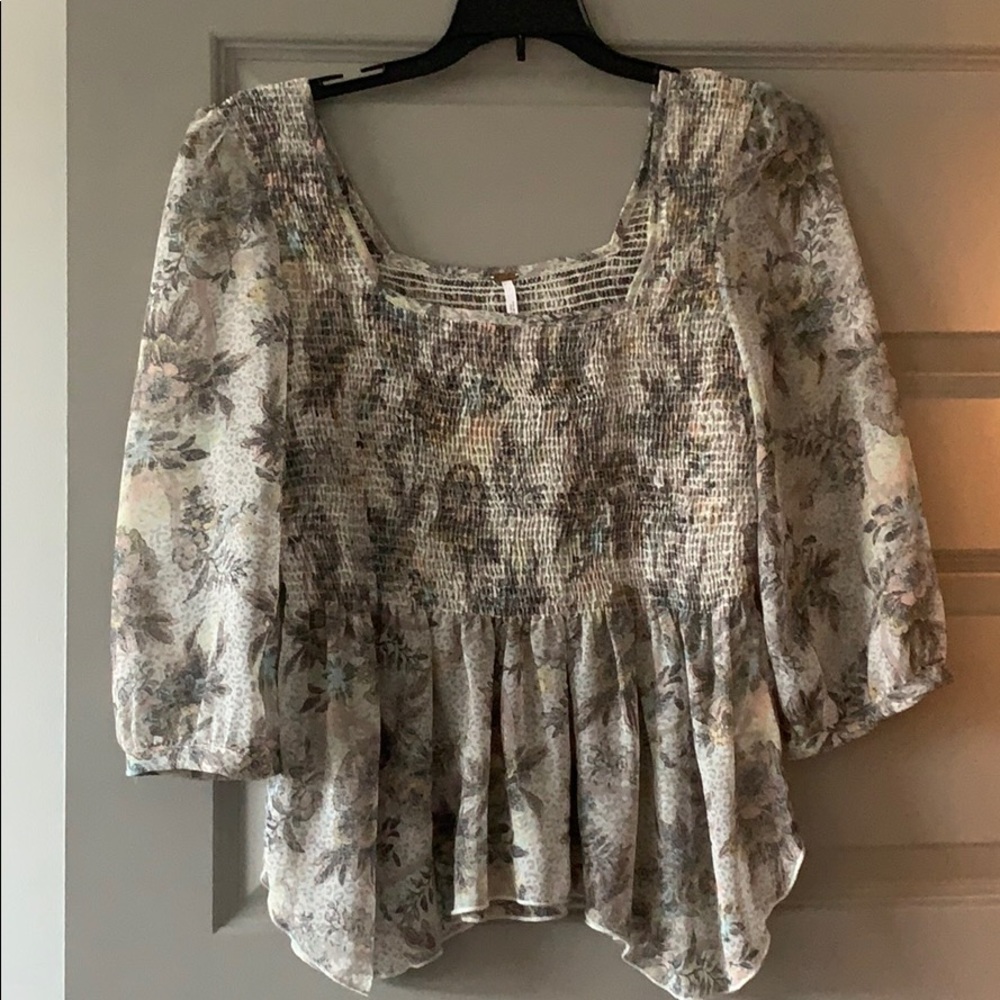 Free people baby doll shirt